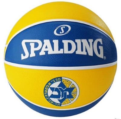 כדור כדורסל גומי מכבי תל אביב