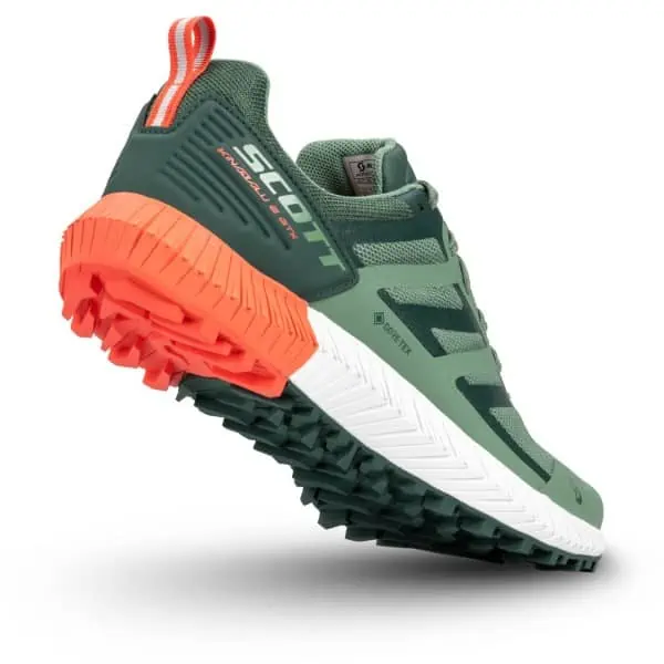 נעלי ריצה שטח נשים סקוט ירוק-ורוד קורל Kinabaku 2