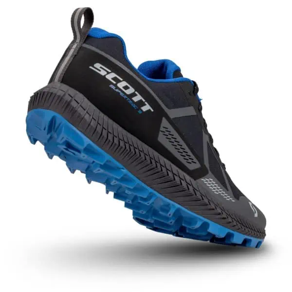 נעלי ריצת שטח גברים סקוט שחור-כחול SUPERTRAC 3